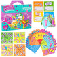Buy now Valentines Day Cards for Kids Classroom- Fantasy Fortune Teller Kits (24ct)-Perfect Valentines Day Gifts for Kids School Exchange for Boys & Girls-Each Includes Pre-Folded Paper Origami Cootie Catcher at indiglob india