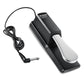 Buy now Donner DSP-001 Sustain Pedal for Keyboard, Universal Piano Pedal with Polarity Switch for Digital Piano/Piano Keyboard/MIDI KeyboardSynthesizer, 1/4'' (6.35mm) Input Plug, 63'' (1.6m) Cable DSP-001 Basic Black at indiglob india