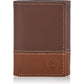 Timberland Men's Leather Trifold Wallet with ID Window