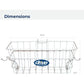 Buy now Drive Medical 10200B Walker Basket, Basket for Folding Walker with Cup Holder, White at indiglob india