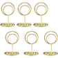 20pcs Mini Place Card Holders, Cute Table Number Holders, Small Size Table Card Holder Tables Number Stands, Wire Photo Picture Menu Clips for Wedding centerpieces, Anniversary Party (Gold)