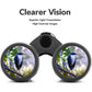 Compact Binoculars for Kids Bird Watching Hiking Camping Fishing Accessories Gear Essentials Best Toy Gifts for Boys Girls Children Toddler Waterproof 5X30 Optical Lens Including Compass