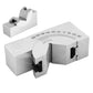 Angle V Block Milling Stainless Steel Precision Micro Adjustable Angle Gauge with Wrench for Milling Lathe