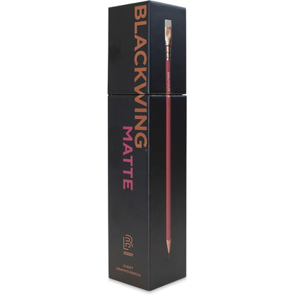 Blackwing Natural Pencils - 12 Count, Nautral Wood Design, Premium Japanese Graphite, Long lasting Extra-Firm Lead