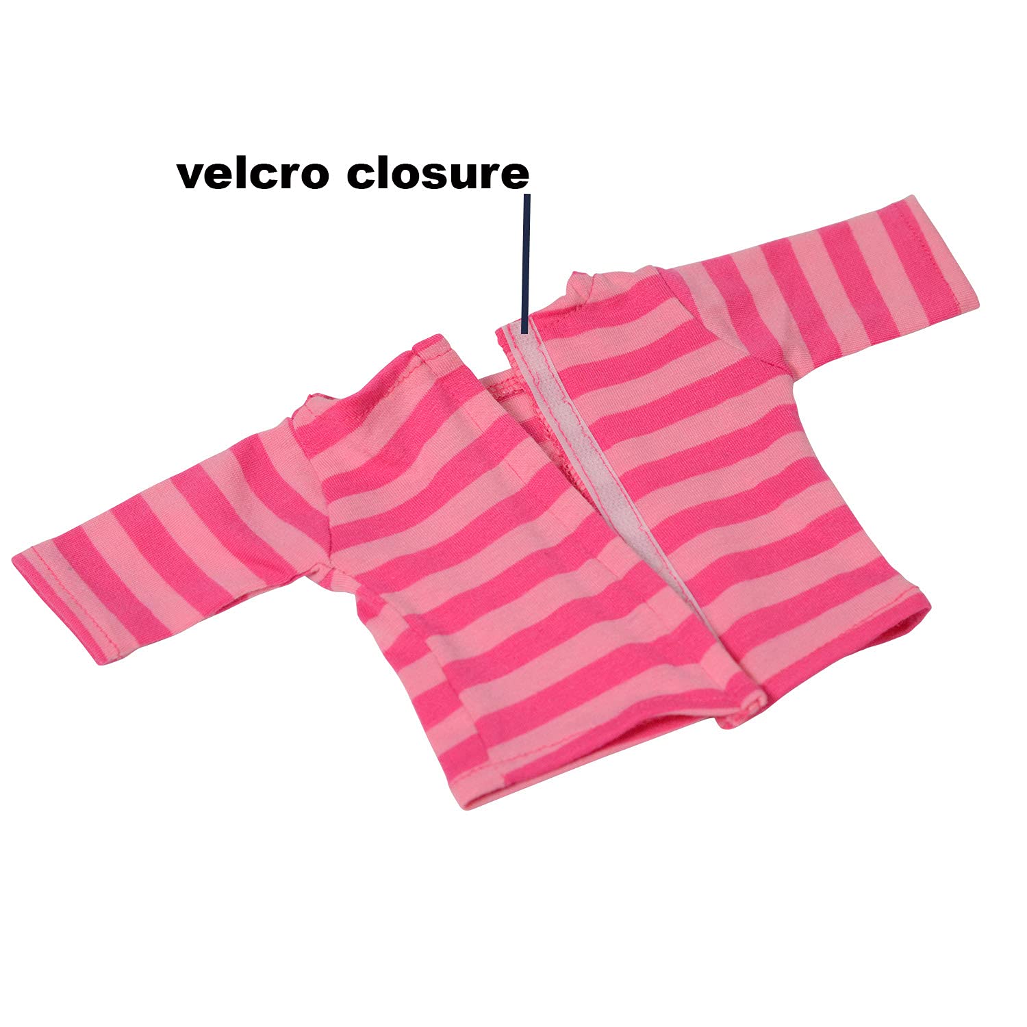 Buy now Doll T-Shirts Set of 10 - Doll Clothes fits All 18 Inch Dolls (Striped) at indiglob india
