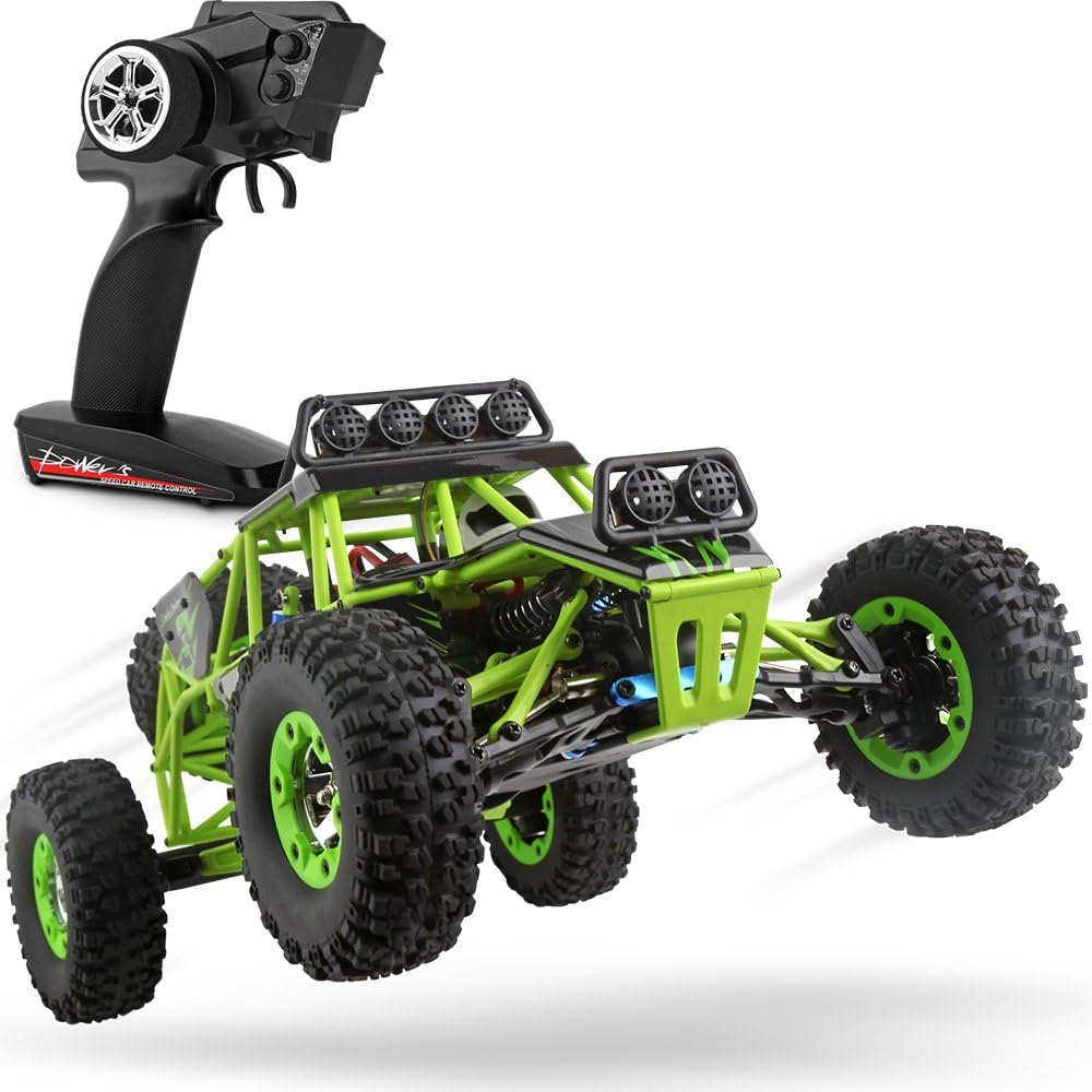 Buy now WLtoys RC Cars 1/12 Scale 2.4G 4WD High Speed Electric All Terrain Off-Road Rock Crawler Climbing Buggy RTR for Kids and Adults at indiglob india