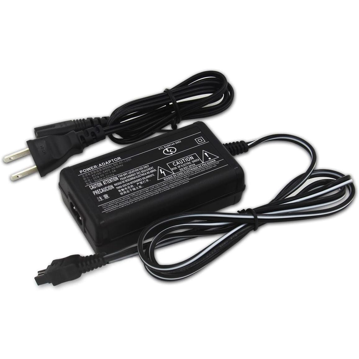 ZIQIAN AC Power Adapter Charger Compatible Sony Handycam DCR-HC21, DCR-HC26, DCR-HC28, DCR-HC30, DCR-HC32, DCR-HC36, DCR-HC38, DCR-HC42, HC52, HDR-HC3, HDR-HC5, HDR-HC7, HDR-HC9 Camcorder (L200-4)