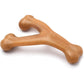 Benebone Wishbone Durable Dog Chew Toy for Aggressive Chewers, Real Bacon, Made in USA, Medium