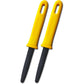 CANARY Corrugated Cardboard Cutter Dan Chan 7.5", Safety Box Cutter Knife [Non-Stick Coated Blade], Made in JAPAN, Yellow (DC-190F-1)