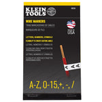 Buy now Klein Tools 56253 Wire Marker Book, Black Letters, Numbers, and Symbols at indiglob india