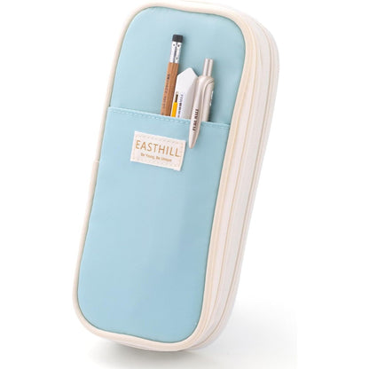 EASTHILL Big Capacity Pencil Case Large Pencil Pouch Stationery Pen Bag for Teen Girls-Green