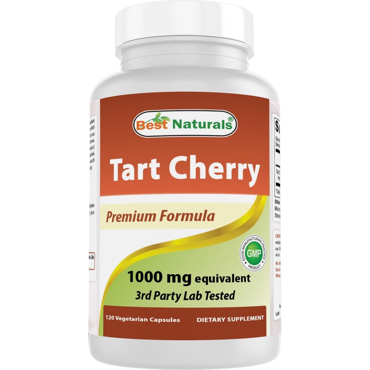 Best Naturals Tart Cherry Extract 1000 mg (Non-GMO) Veggie Capsules - Promotes Healthy Uric Acid Levels Within Normal Range, Healthy Joint Function & Promotes Healthy Sleep Cycle, 120 Count