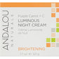 Andalou Naturals Purple Carrot + Vitamin C Luminous Skin Night Cream - Hydrating Face Moisturizer - With Fruit Stem Cell Complex for Radiant Skin - 1.7 fl oz