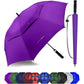 Golf Umbrella Large 62/68/72 Inch, Extra Large Oversize Double Canopy Vented Windproof Waterproof Umbrella, Automatic Open Golf Umbrella for Men and Women and Family.