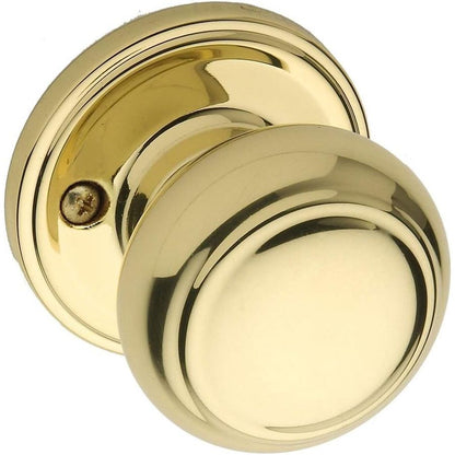 Copper Creek CK2090PB Colonial Door Knob, Dummy Function, 1 Pack, Polished Brass