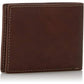 Timberland Men's Blix Slimfold Leather Wallet, Brown, One Size
