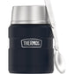 THERMOS Stainless King Vacuum-Insulated Food Jar with Spoon, 16 Ounce, Matte Stainless Steel