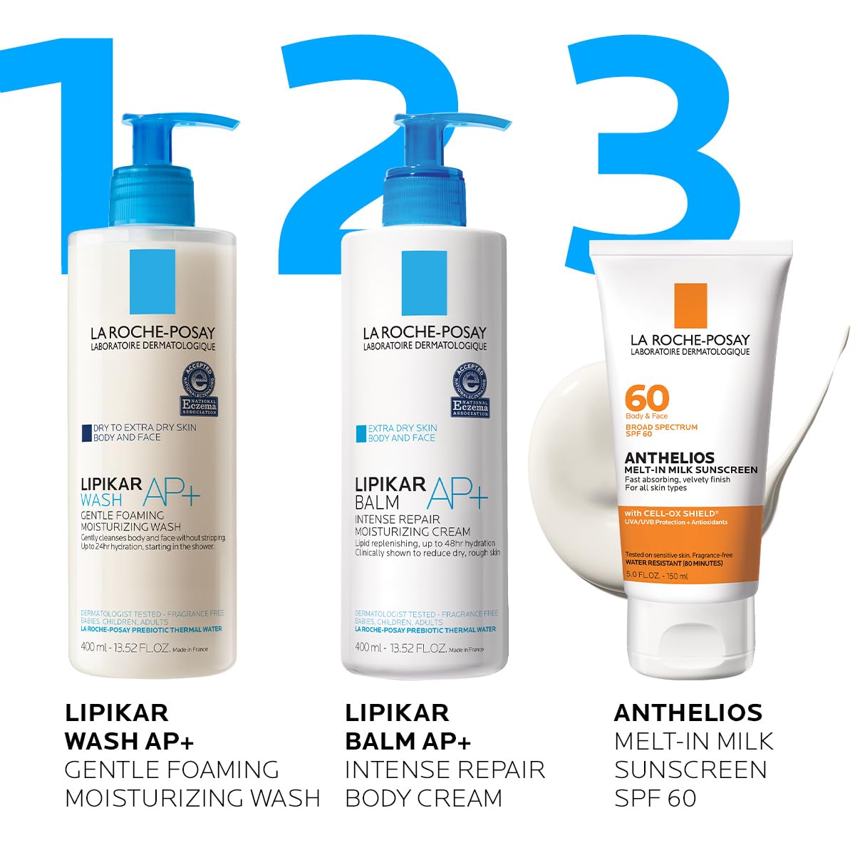 Buy now La Roche-Posay Anthelios Melt-In Milk Sunscreen SPF 60, Sunscreen For Body & Face, Broad Spectrum SPF + Antioxidants, Oil Free, Lightweight & Fast Absorbing, Oxybenzone Free at indiglob india