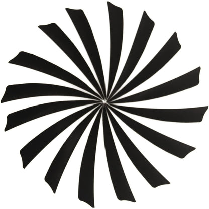 Arrow Feather 4 Inch Shield Fletching Vanes for Wooden Carbon Bamboo Traditional Arrow(50 Pack)