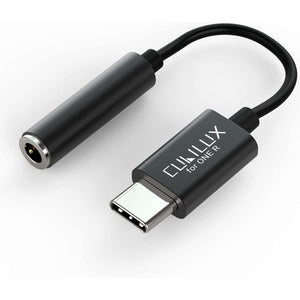 Cubilux UCM-RBK2 Microphone Adapter Compatible with ONE R, USB Type C to TRRS MIC Converter Connector Compatible with Insta 360 ONE R Camera