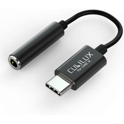 Cubilux UCM-RBK2 Microphone Adapter Compatible with ONE R, USB Type C to TRRS MIC Converter Connector Compatible with Insta 360 ONE R Camera