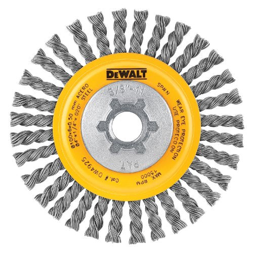 Buy now DeWalt Accessories DW4925 4x5/8-11.020 Wire Wheel at indiglob india