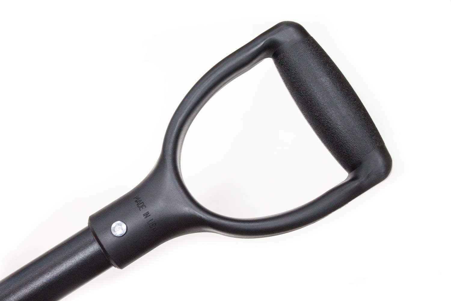Buy now Bully Tools Heavy Duty Ice Scraper with D-Grip Handle - Steel Head and Floor Scraper with Long Handle for Driveway, 11-Gauge Steel Flat Head Shovel and Tool Ice Edging Shovel for Sidewalks, 46-inches at indiglob india