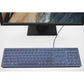 Keyboard Cover for Dell KB216 KB216b KB216t KB216d KB216p Wired & KM636 & Dell Optiplex 5250 3050 3240 5460 7450 7050 & Dell Inspiron AIO 3475/3670/3477 All-in one Desktop Keyboard Protector -Clear