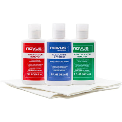 Novus 7136 Plastic Polish Kit - 2 oz.