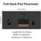 DAWNTREES Large Felt Desk Pad, 40''x16'' Full Desk Mouse Pad, Office Computer Desk Mat for Keyboard,100X40cm Felt Desk Mat for Desk Pad Protector