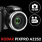 Kodak PIXPRO AZ252 Point & Shoot Digital Camera with 3” LCD, Black