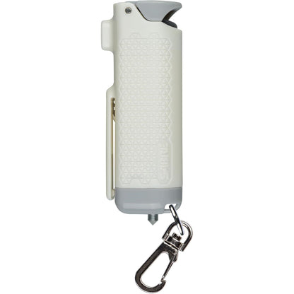 SABRE Safe Escape 3-In-1 Pepper Gel With Seat Belt Cutter & Window Breaker, Maximum Strength Pepper Spray, Snap Clip Keychain for Easy Carry & Fast Access, 0.54 fl oz, Easy to Use Fast Flip Top Safety