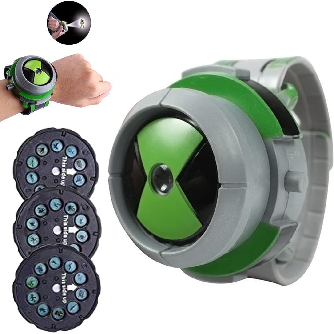 Ben Watch Toys Ben Omnitrix Ben Toys Alien Force Ultimatrix for Boys Kids Projector Watch Watches Action Figures Model Toy Party Supplies