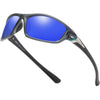 DUBERY Mens Sports Polarized Sunglasses 100% UV Protection Driving Cycling Fishing Shades D120 - A 1-crystal Grey/Mazarine