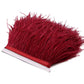 YEQIN 2 Yards Natural & Soft Ostrich Feathers Fringe Trims Ribbon - Used for Dress, Sewing Decoration, Craft Clothing, Boots, Wedding Decoration, DIY, Etc (mistyrose)