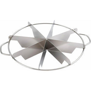 Winco 8-Cut Stainless Steel Pie Cutters Medium