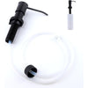 Sink Soap Dispenser Pump Black Built in Kitchen Counter Dish Soap Dispenser with 41" Extension Tube/17 Oz Bottle for Bathroom Under Sink Hand Soap Lotion Pump - Black