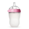 Comotomo Baby Bottle Single Pack, Pink, 8oz - 8 Ounce (Pack of 1)