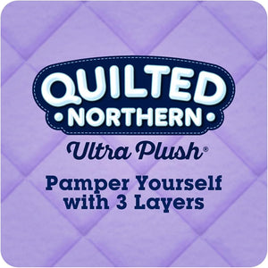Quilted Northern Ultra Plush Toilet Paper, 32 Mega Rolls = 128 Regular Rolls, 3-Ply Bath Tissue (Packaging May Vary), 8 Count (Pack of 4)
