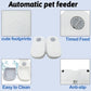 kathson Automatic 2 Meals Cat Feeder Auto-On Smart Pet Feeder Dry and Wet Food Dispenser with 48-Hour Timer Tamper Resistant Design (Small or Medium Dogs Feeder)