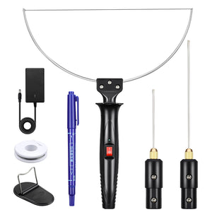 Buy now GOCHANGE 3 in 1 Foam Cutter Electric Styrofoam Cutting Tool, 100-240V / 18W Hot Knife Cutting Tool Foam with Electronic Adaptor for Small Cutting Project, DIY Craft, Foam Carving at indiglob india