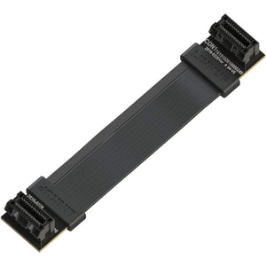 LINKUP - Flexible SLI Bridge GPU Cable Extreme High-Speed Technology Premium Shielding 85 ohm Design for NVIDIA GPUs Graphic Cards | NOT Compatible with AMD or RTX 2000/3000 GPU - [8 cm]