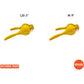 IMUSA Lime or Lemon Manual Squeezer, Citrus Juicer for Max Extraction, Yellow