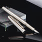 HongDian Stainless Steel Fountain Pen Extra Fine Nib with Converter and Metal Pen Box