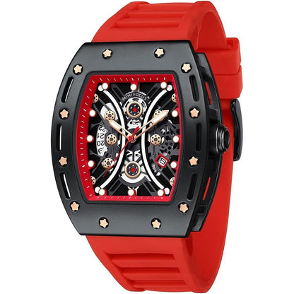 AIMES Watch Wristwatch for Men Fashion Casual Cool Big Dial Watch Luminous Waterproof Sport Analog Quartz Business Mens Watches Silicon Strap Dress Watch