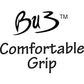 BIC BU3 Grip Retractable Ballpoint Pen, Medium Point (1.0mm), Black, Retractable Black Ballpoint Pens for School and Office, 12-Count