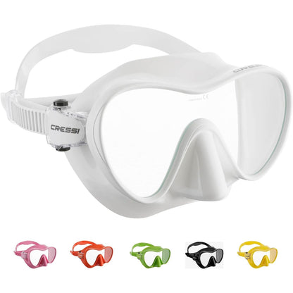 Cressi F1, Scuba Diving Snorkeling Frameless Mask - Perfect Seal Silicone Skirt - Designed in Italy by Cressi