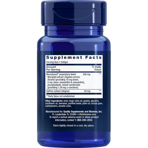 Life Extension MacuGuard Ocular Support with Saffron, 60 softgels (Pack of 2)