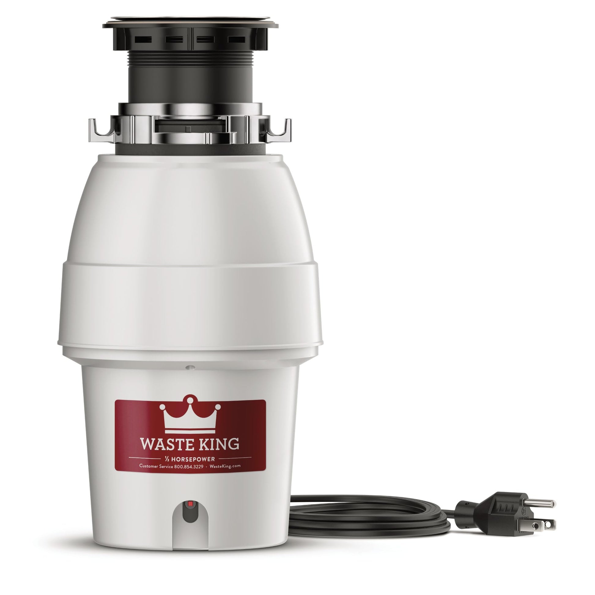 Buy now Waste King Garbage Disposal for Kitchen Sink with Power Cord, Food Waste Disposer, L-8000 1 2 HP - Continuous Feed Disposal Only 5 Year Warranty at indiglob india