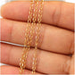 33FT Gold Silver Twisted Cable Chains Stainless Steel Necklace Jewelry Chains Extender Chains Link Bulk for Jewelry Makings